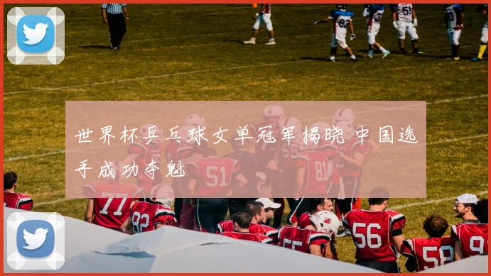 世界杯乒乓球女单冠军揭晓 中国选手成功夺魁